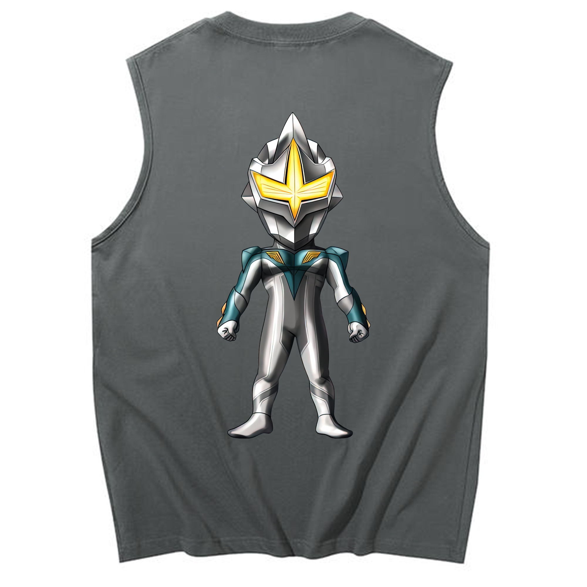 （画像用） ウルトラマン Ultraman コットン100％タンクトップ（背面プリント）